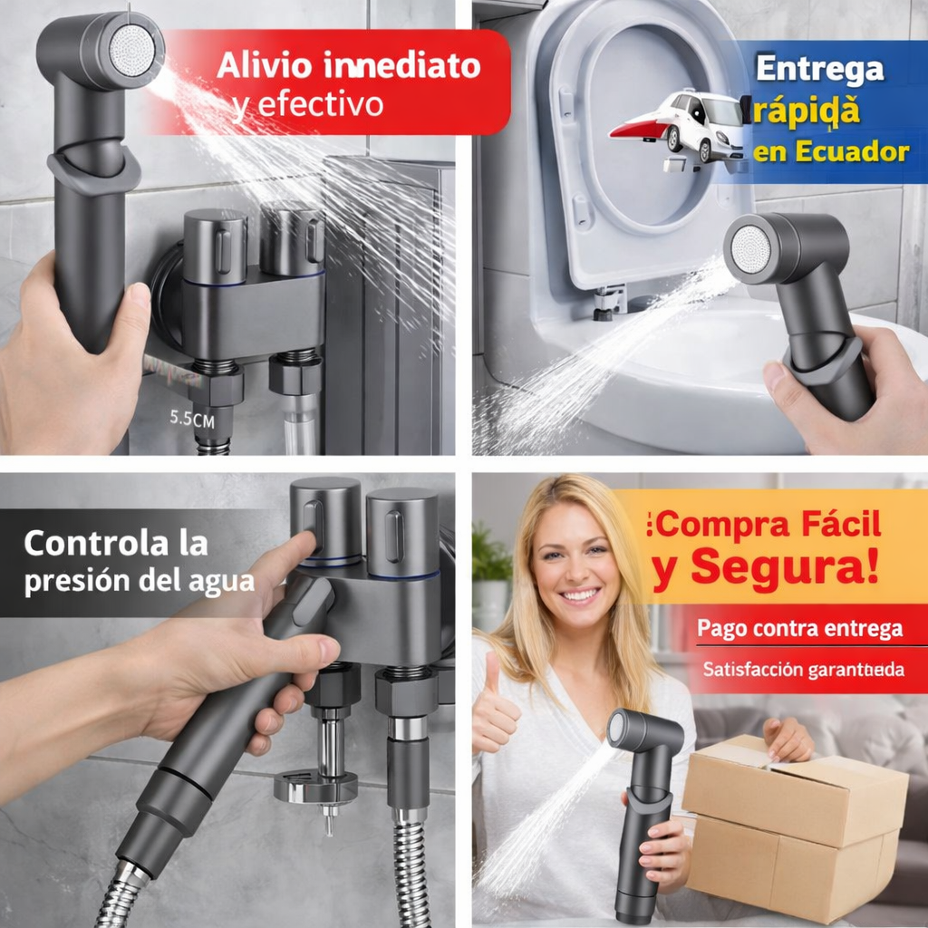 Grifo 2 en 1 con Rociador | Más Comodidad y Ahorro de Agua en Segundos