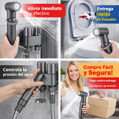 Grifo 2 en 1 con Rociador | Más Comodidad y Ahorro de Agua en Segundos